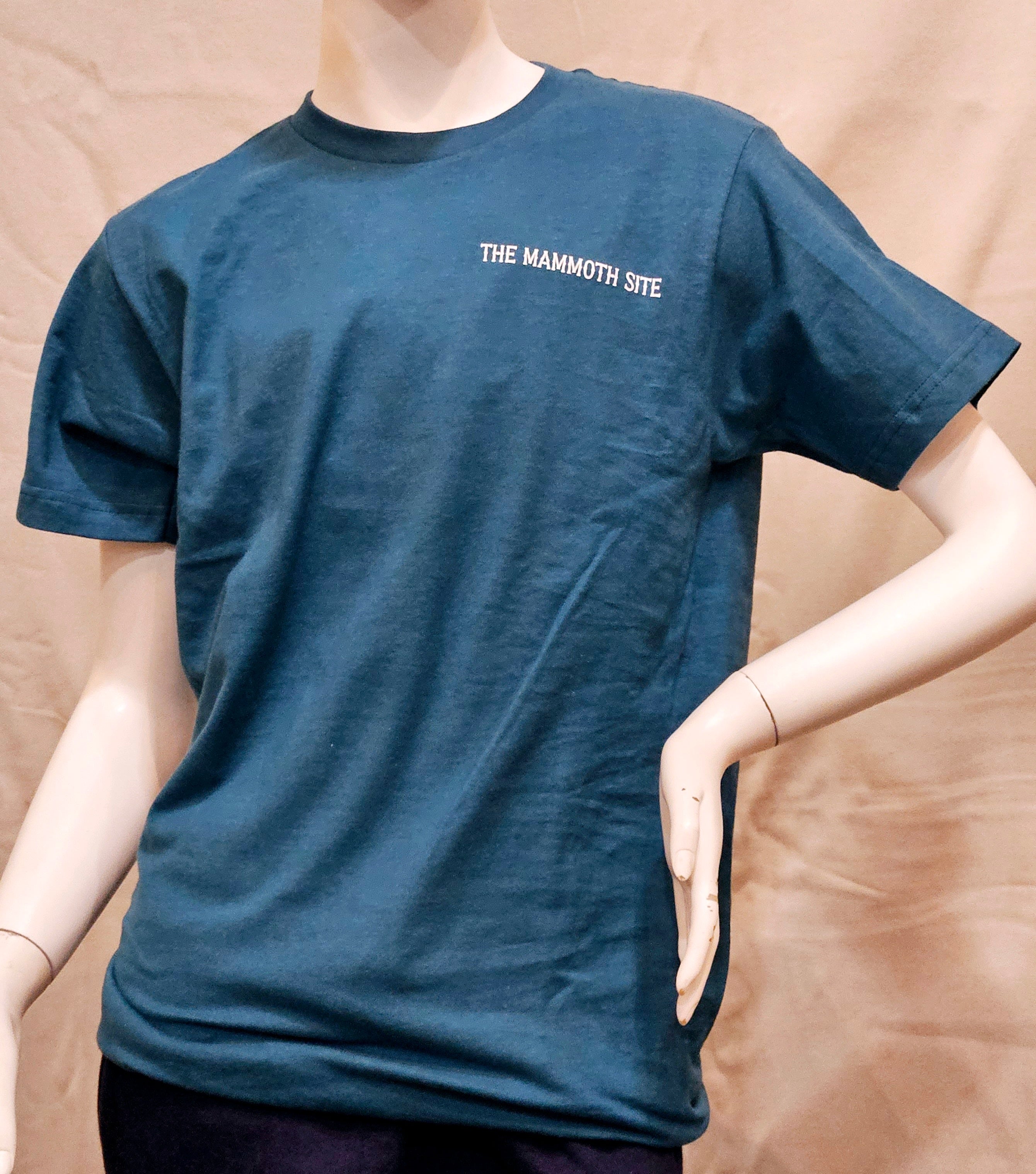 3073 Mammoth Site Teal T-Shirt