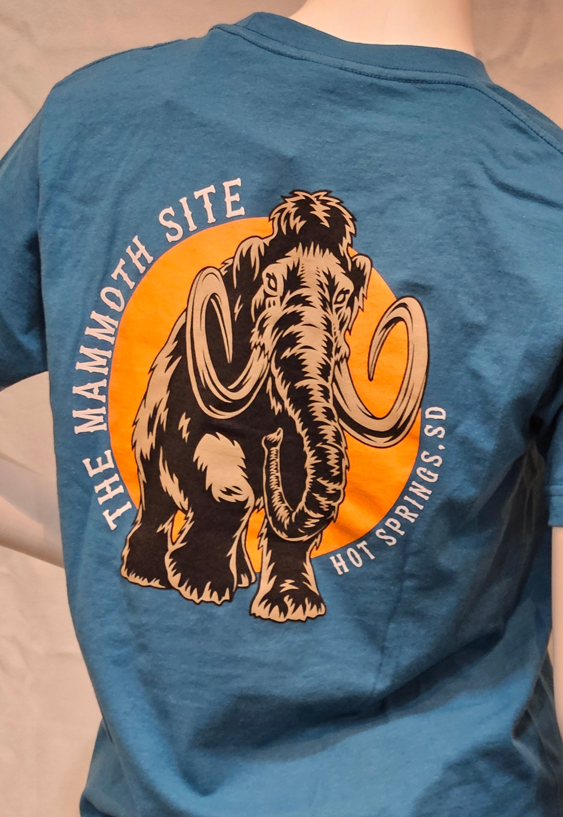 3073 Mammoth Site Teal T-Shirt