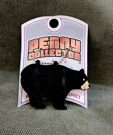 52714 Penny Key Chain & Magnet Combo-Black Bear
