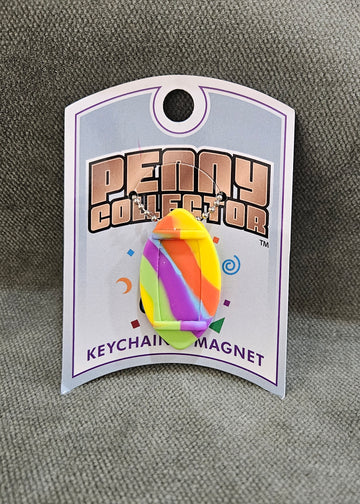 52722 Penny Key Chain & Magnet Combo-Tie Dye