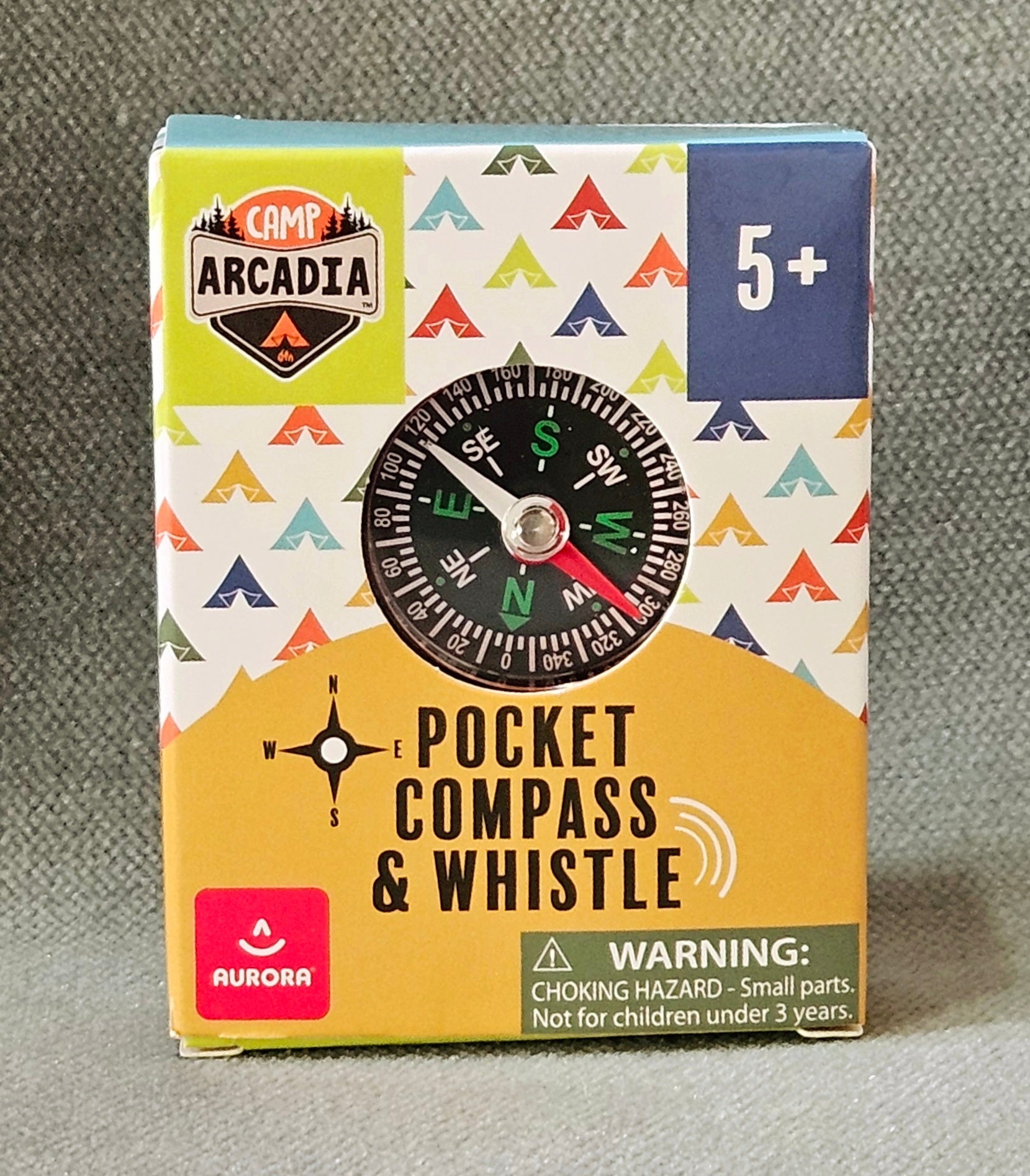 3" T40068 Pocket Compass & Whistle