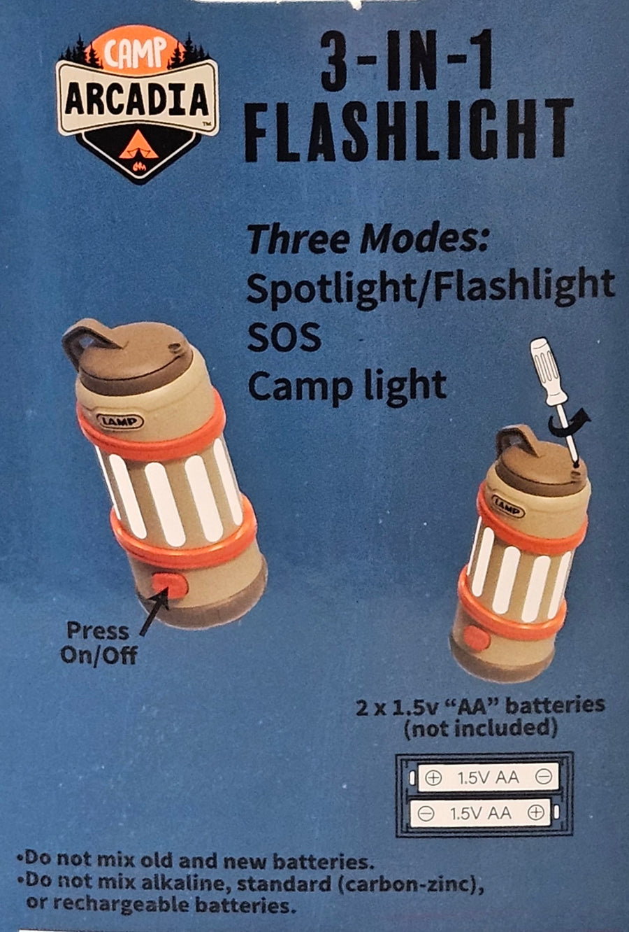 5" T40064 Flashlight Lantern