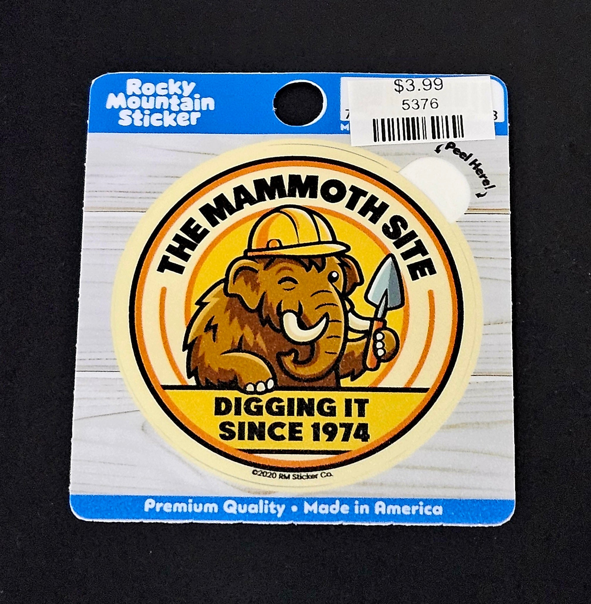 5376 Mammoth Dig Sticker