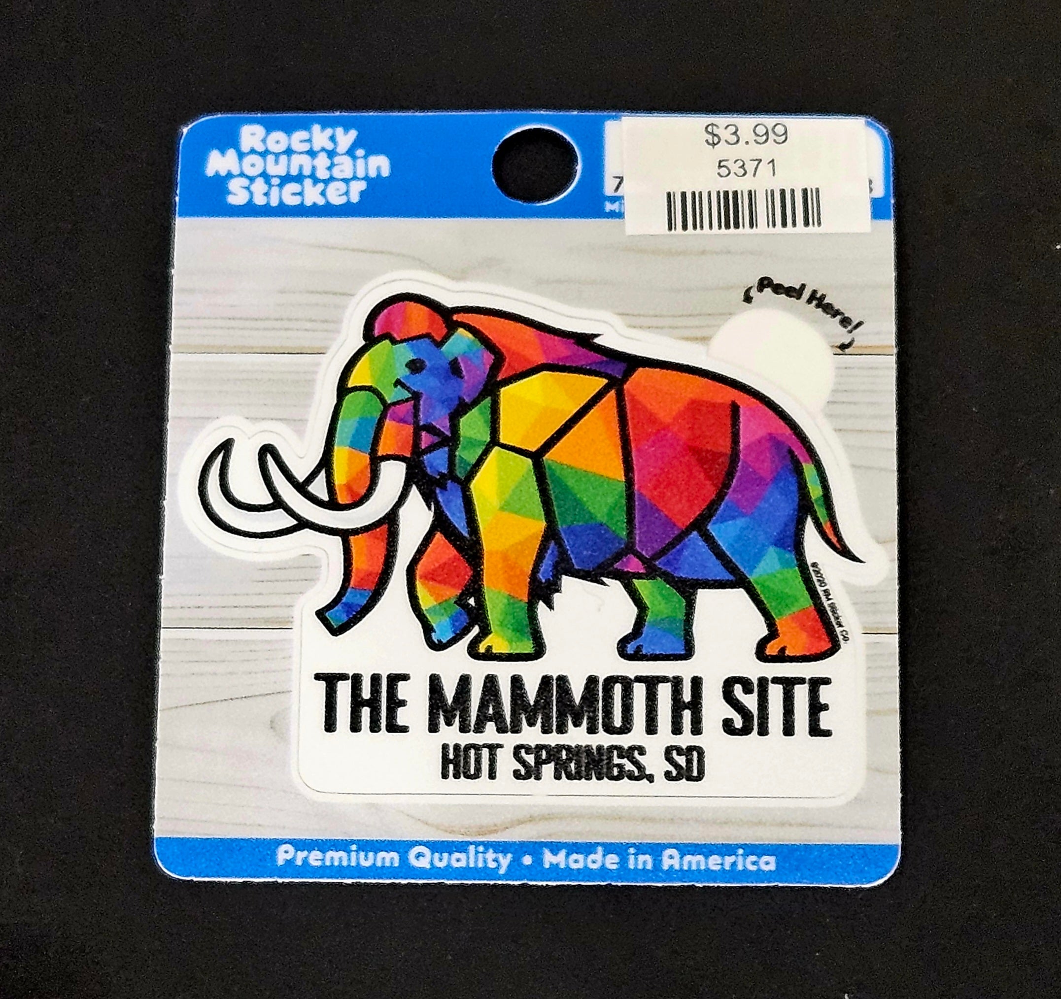 5371 Geo Mammoth Sticker
