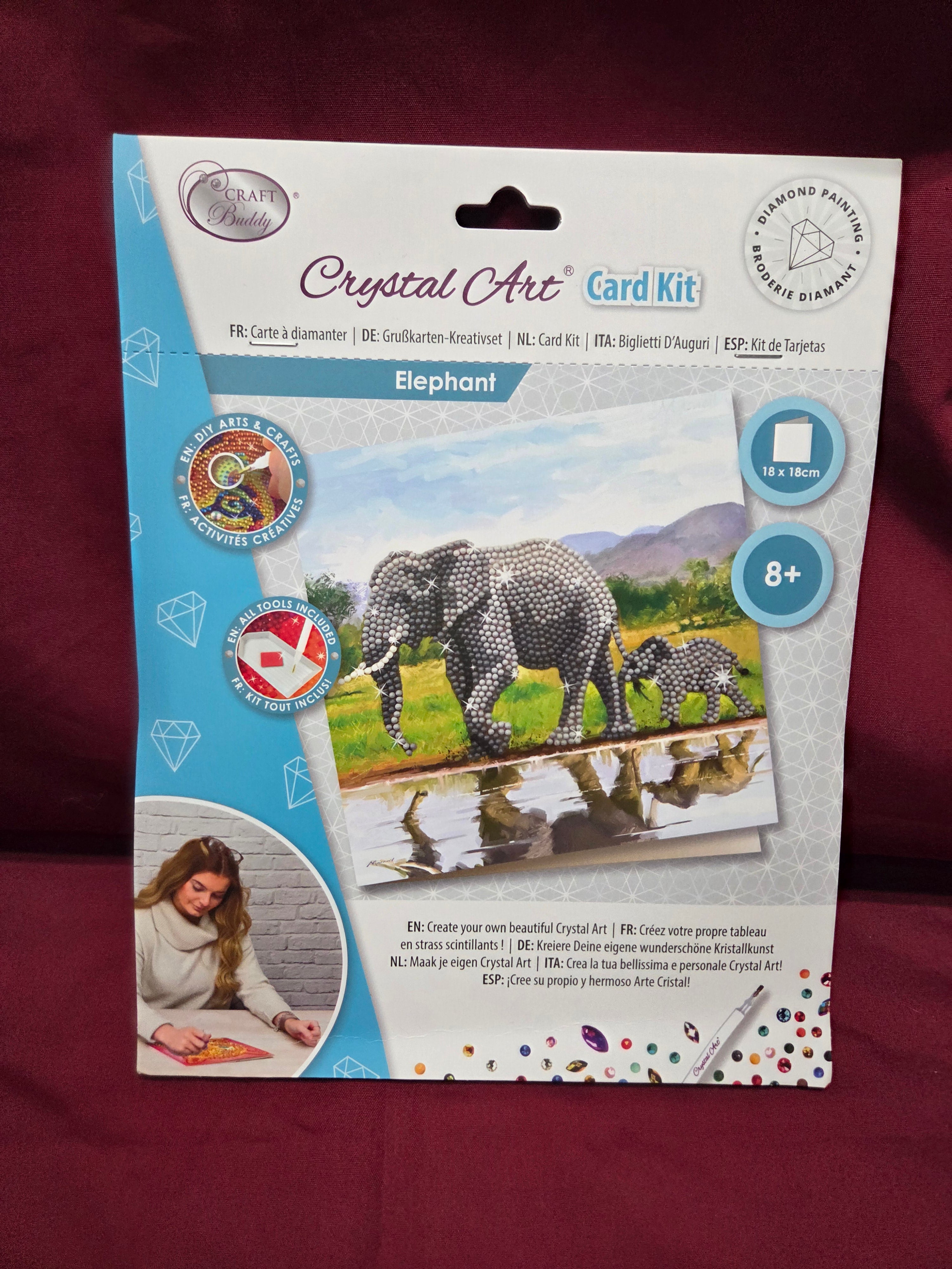 Crystal Art Kit: Elephant