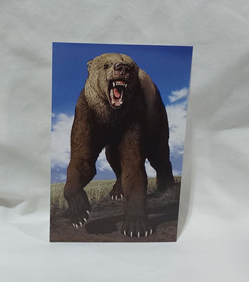 Giant Short-Faced Bear Postcard