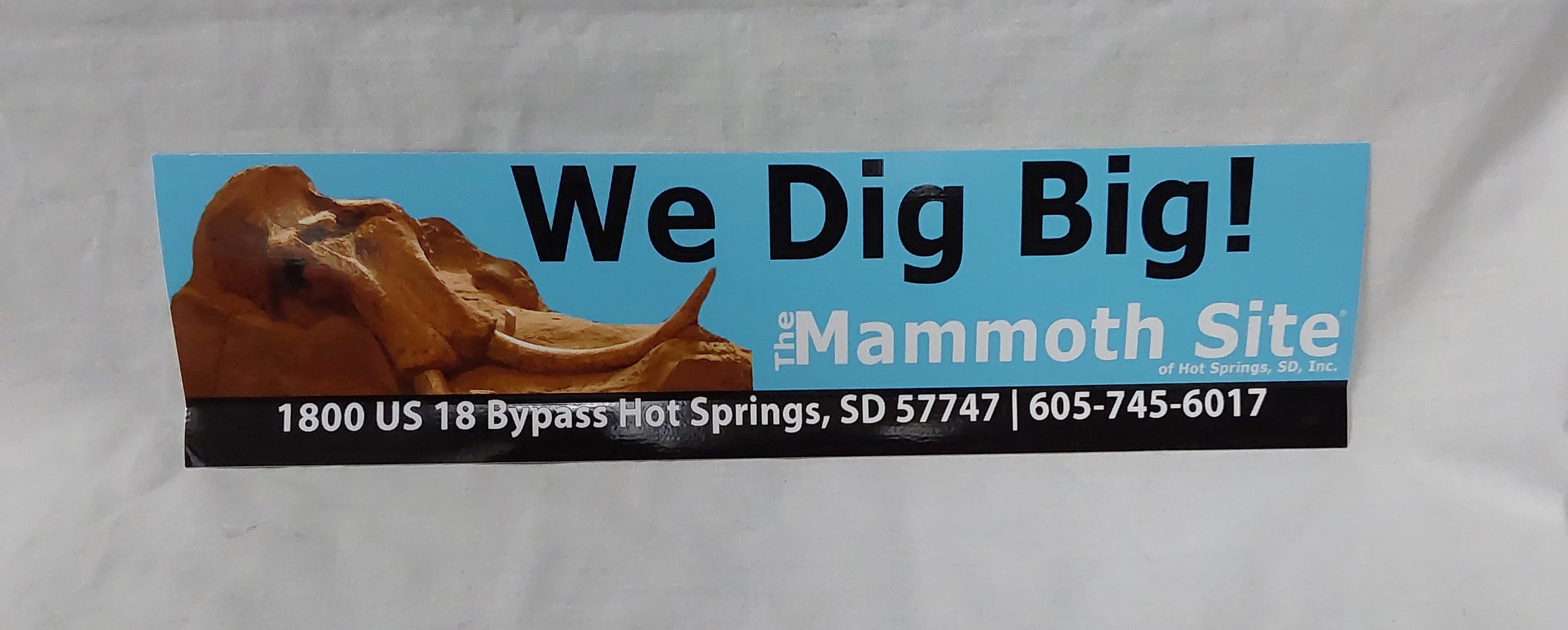 We Dig Big Bumper Sticker