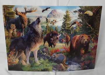47195 3DF NA Wildlife Poster