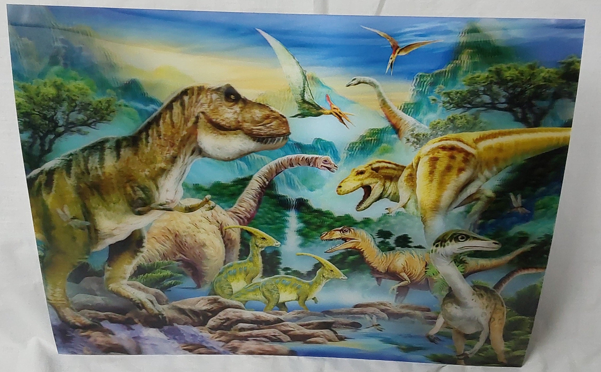 46987 3DF Dino Valley Poster